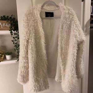 Forever 21 fuzzy coat